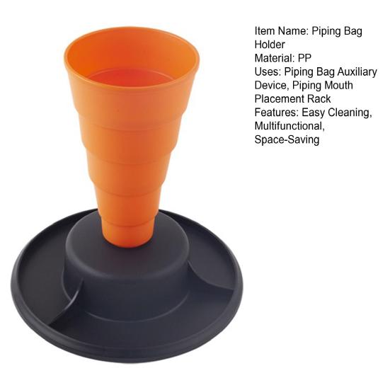 Piping Bag Holder Stand Plastic Pastry Bag Stand for Cake Decorating Kit Baking Tool Organizer for Pastry Bags