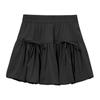 French Sweet Minority Design Sense Bow Flower Bud Skirt Female Autumn 2024 New High Waist Slim A-line Fluffy Casual Skirts