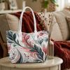 Floral Printed Shoulder Tote Bag for Daily Use Stylish Casual Large Capacity Handbag for Women