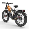 Electric Bicycle LANKELEISI MG800 Max 26" 1000Wx2 Dual Motor Electric Bike Adult Top Speed 48Km/h 48V 20AH 7 Speed Range 130Km Load 150KG