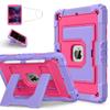 Rugged Heavy Duty Case for iPad 7th 8th 9th Gen 10.2" Display Shockproof Durable Case with Kickstand Crossbody Strap Pen Holder