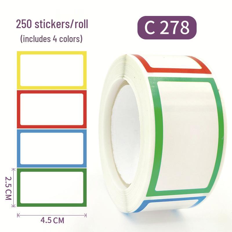 

Большие самоклеящиеся пустые наклейки для рукописных этикеток, маркировки банок и приправ для бутылок