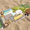 Mochi Cat Cute Towel Beach Towel Oversized Quick Dry Towel Absorbent Soft Swim BeachTowels for Men Women
