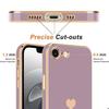 Coque de protection pour iPhone 16e - BOOLING - Motif Cœur - Antichoc - Ultra Slim - Violet