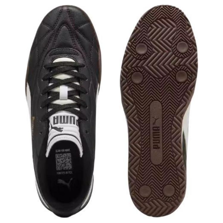 Puma Tifosi Comfortable Versatile Thin Sole Durable Low-Top Skate Shoes Unisex Skate Shoes Black White 397454-01