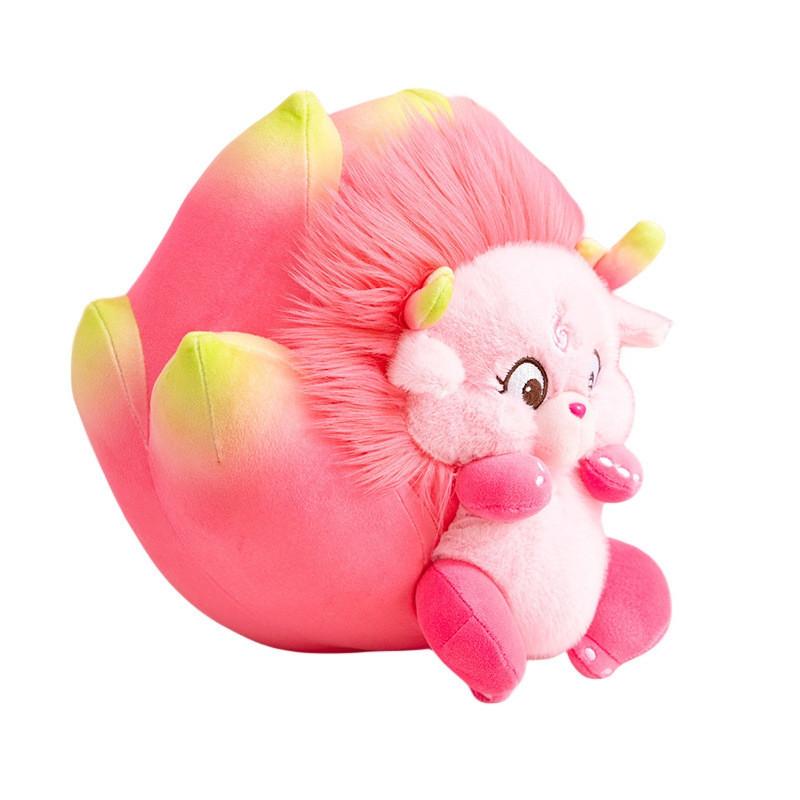 Cute Dragon Fruit Plush Pillow Toy Great For Gifting Enhancing Bedroom Comfort