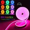 DC5V USB Neon RGB Streifen LED Licht Tuya WiFi Smart Streifenlicht IP67 Wasserdicht RGB DIY Schneidbar Flexibles Band Traum 16 Farben Für Alexa