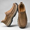 Sapatos Casuais Masculinos de Couro Confortáveis Clássicos Mocassins Masculinos para Caminhada ao Ar Livre Tênis Casuais Masculinos para Homens Tênis