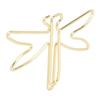 100Pcs Gold Large Cute Paperclips Dragonfly Shape Jumbo Wide Clips Office Supplies  Ticket Holding