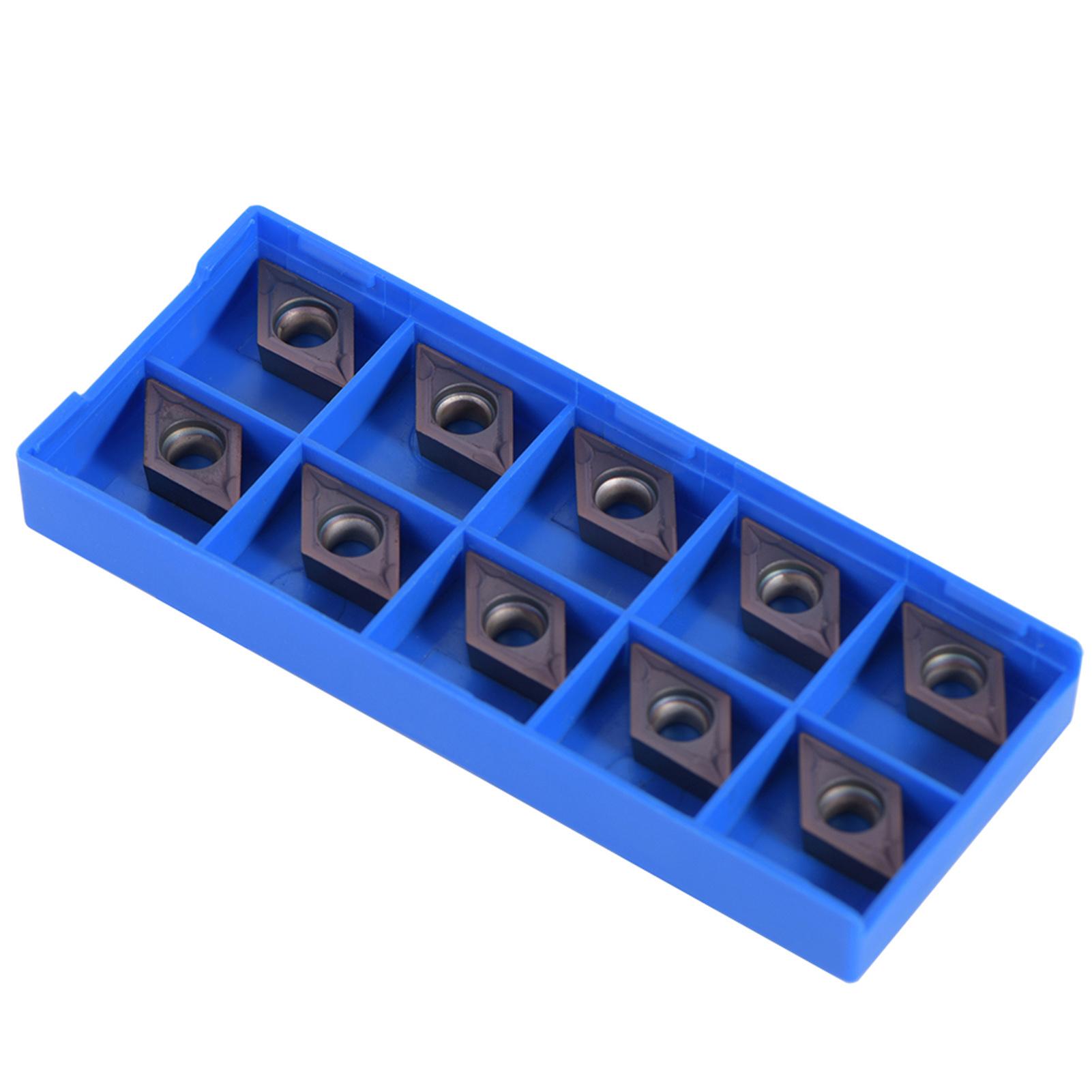 

10Pcs set CNC Carbide Tips Inserts Blade Cutter Lathe Turning Tool with Box
