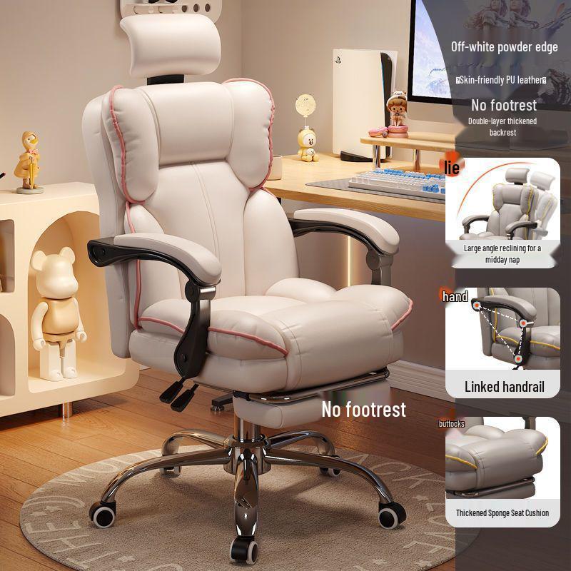Comfortable Gaming Chair: Home Office Chair, Streaming Chair, Desk Chair for Girls