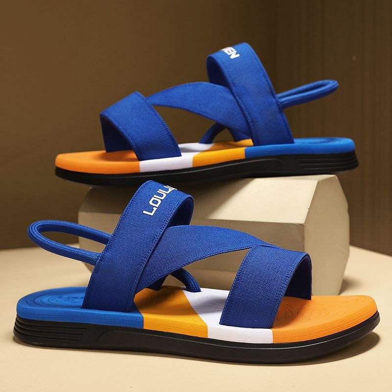 

Мужские летние шлепанцы «Дофамин»: Толстая подошва, одна лямка, удобные, универсальные, повседневные шлепанцы для работы и поездок. Royal Blue (Main Image)