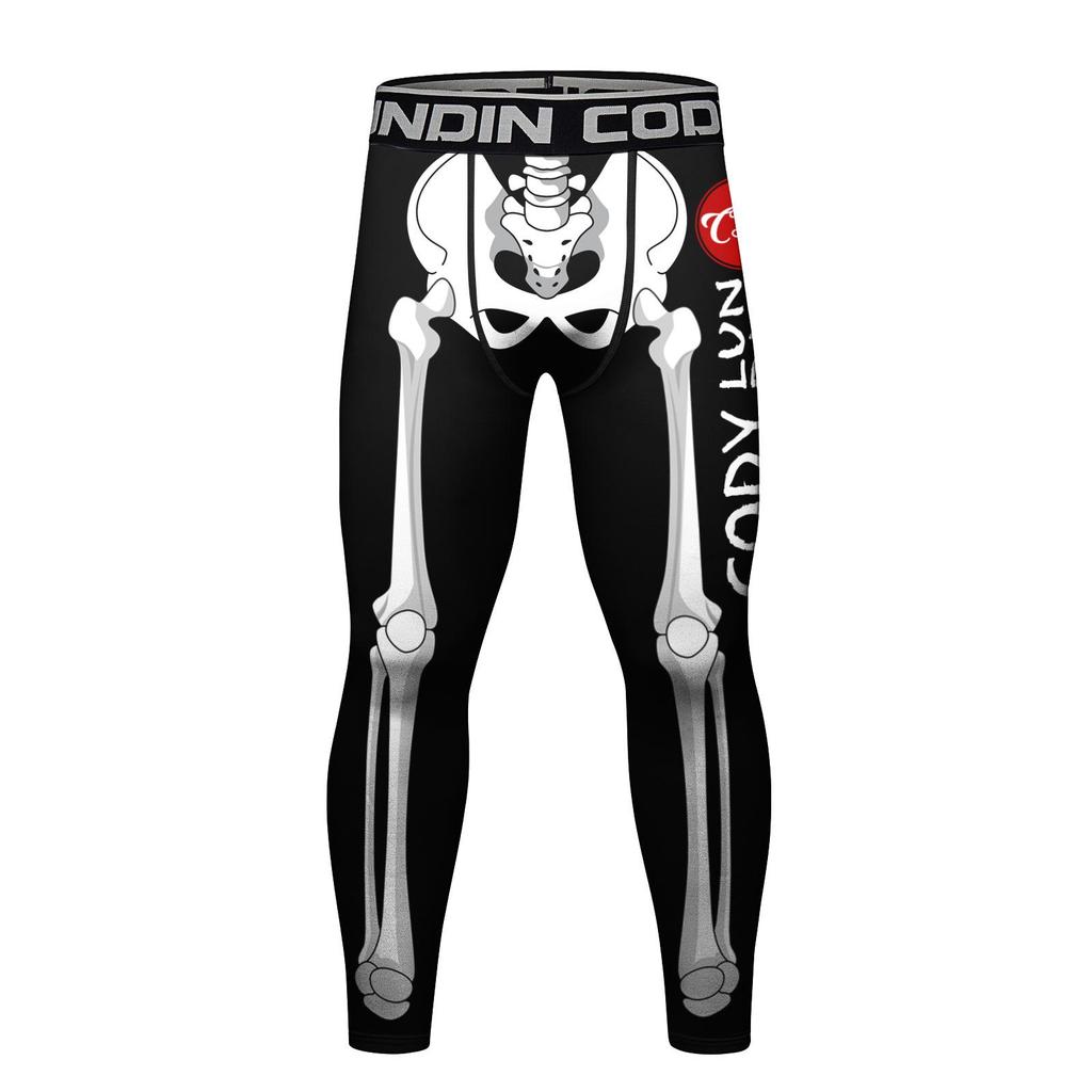Men's Autumn Sports Compression Pants: Running & Basketball