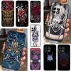 Samurai Oni Mask Case For OnePlus 11 10 9 8 Ace Pro 11R 9RT 10T 8T OnePlus Nord N20 N10 2T CE 2 Lite Cover