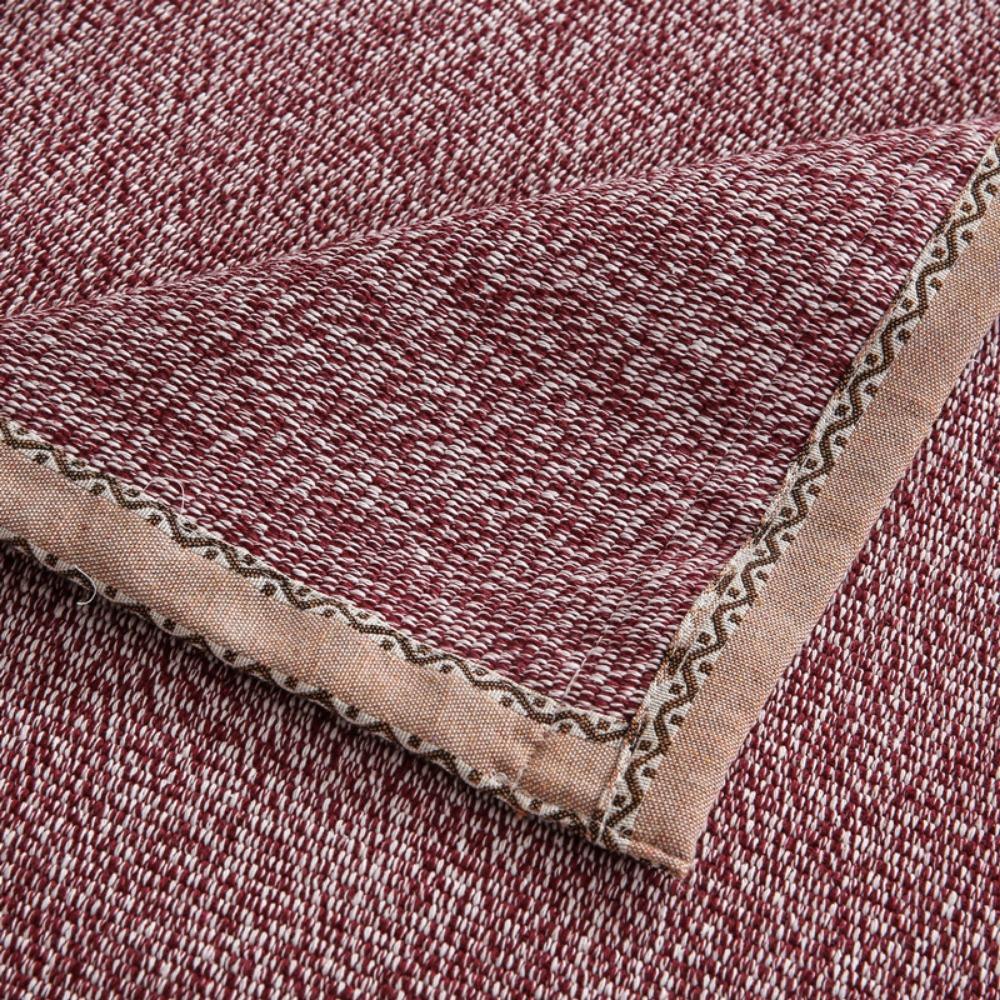 Minimalist Sofa Cover Cotton Linen Fabric All Season Sofa Mat Handmade Sofa Protector