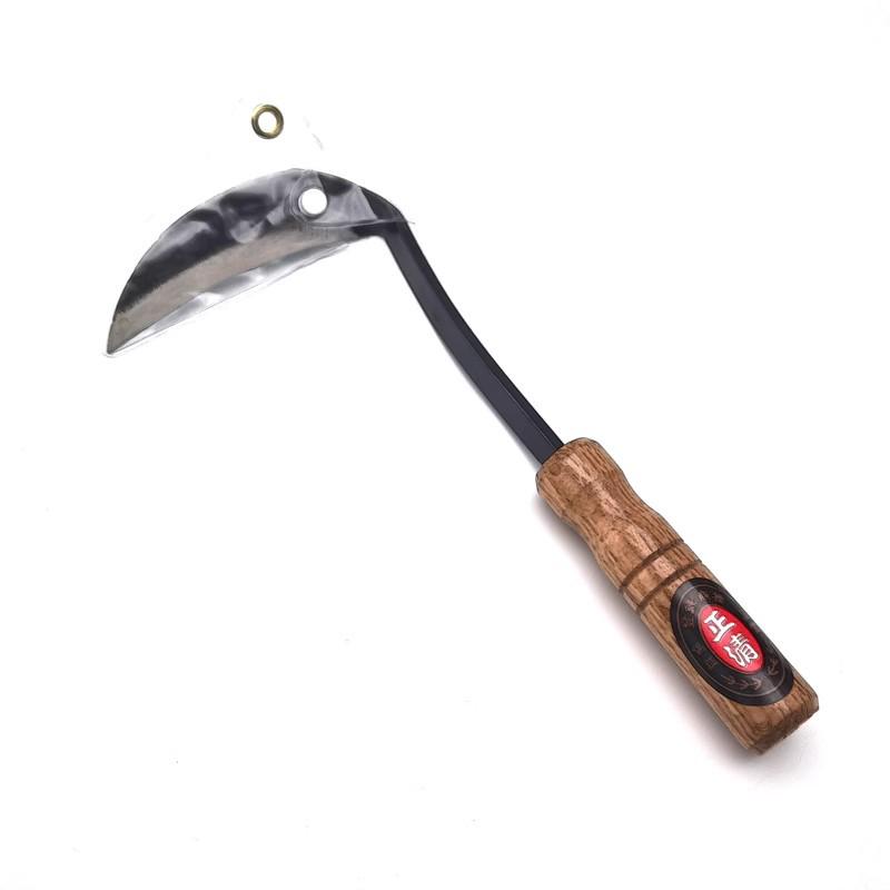Zhengqing Japanese All-Steel Long Neck Sickle Hoe for Weeding and Mowing Vegetables