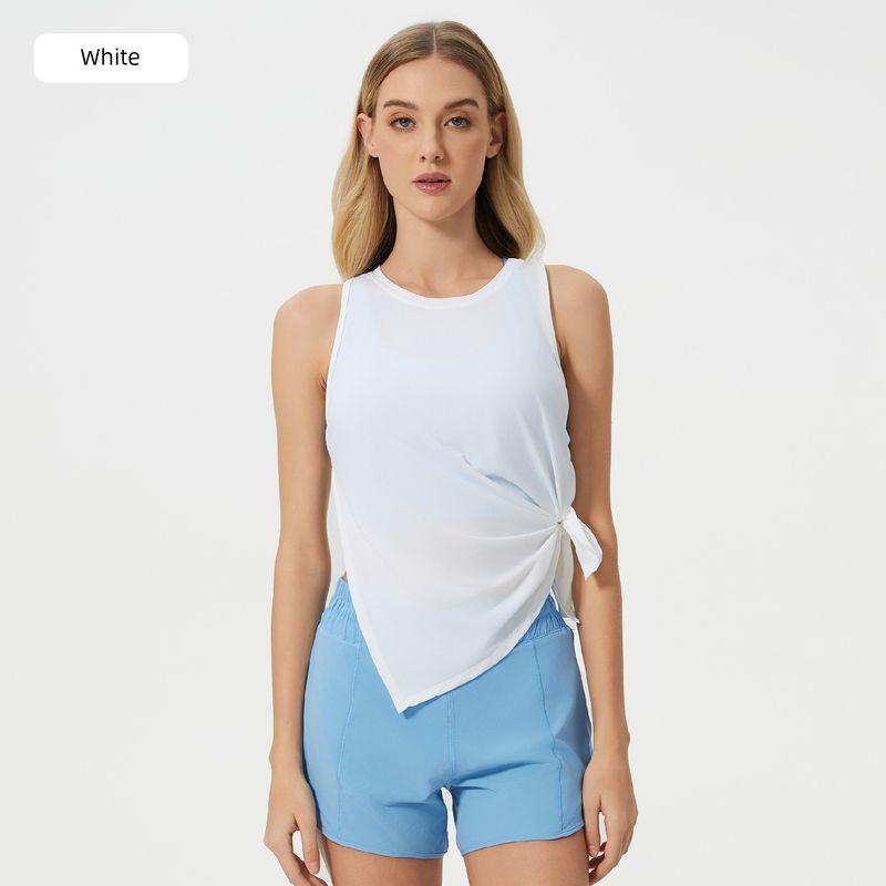 

Lu Same Sports T-shirt Women s Summer Thin Lightweight Breathable Fitness Sports Vest Loose Quick-Drying Sleeveless Yoga Clothes White M([50.00 kg-55.00 kg]])