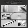 Kengqiang Pure Titanium Frying Pan Uncoated Non Stick Pan Fish Scale Hammer Pattern Titanium Alloy Wok Kitchen Custom Cookwares