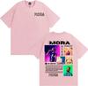 Mora Lo Mismo De Siempre Album Tour Merch T Shirts Men Women Fashion Gothic High Street T-shirt Cotton Comfort Oversized T Shirt