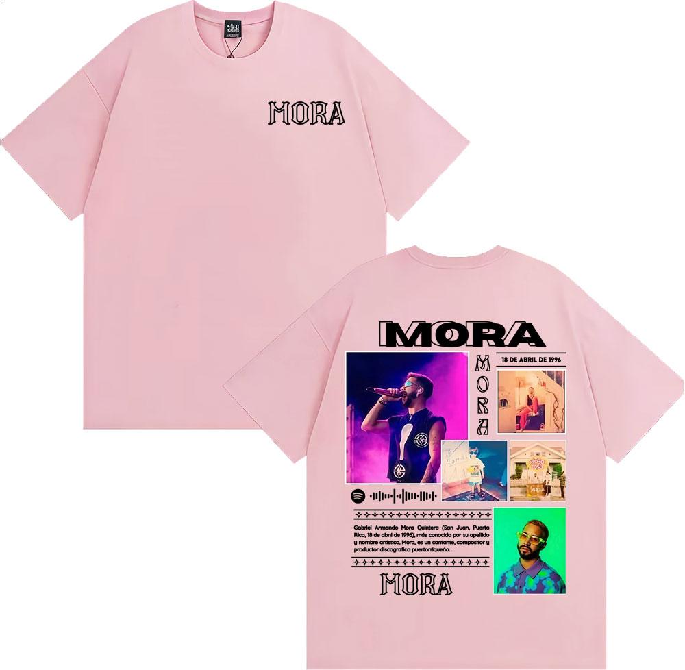 Mora Lo Mismo De Siempre Album Tour Merch T Shirts Men Women Fashion Gothic High Street T-shirt Cotton Comfort Oversized T Shirt