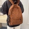 Schoolbag Corduroy Autumn and Winter New Large Capacity Backpack Student Class Commuter Versatile School Bag Going Out Travel Backpack Female