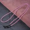 Sports Anti-Slip Glasses Leather Rope Chain Eyewear Braided Glasses Lanyard Strap Vintage Convenient Durable Glasses Accessories