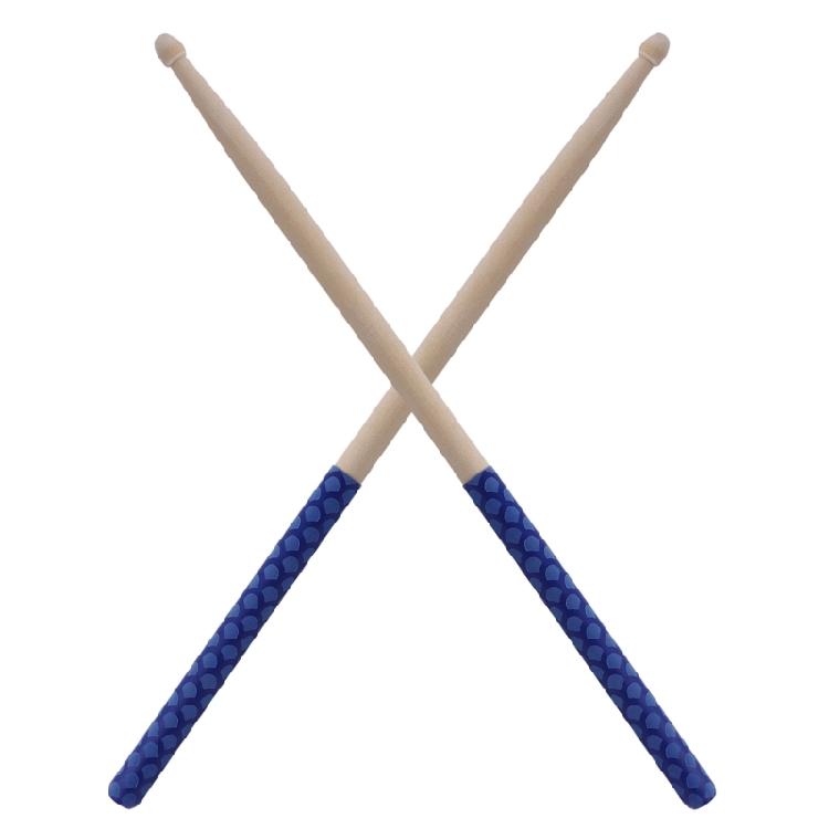 1 Pair Musical Instrument Percussion Accessory Drum Sticks with Non-Slip Handle