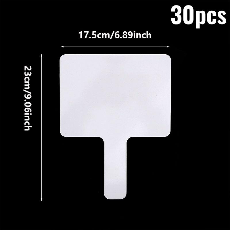 10/30PCS Answer Board Handheld Student Kids Whiteboards White Double Sided Small Game Props Melamine Reusable Whiteboard Child