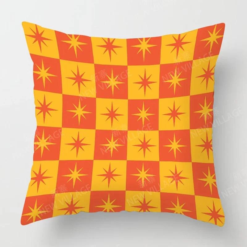 Nordic Fall Home Decor Autumn Throw Pillow Case Sofa Cushion Cover Modern  Geometry