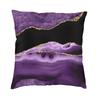 Purple And Gold Agate Texture Cushion Cover Double-Sided 3D Printing Throw Pillow Case Living Room Pillowcase Home Decorative