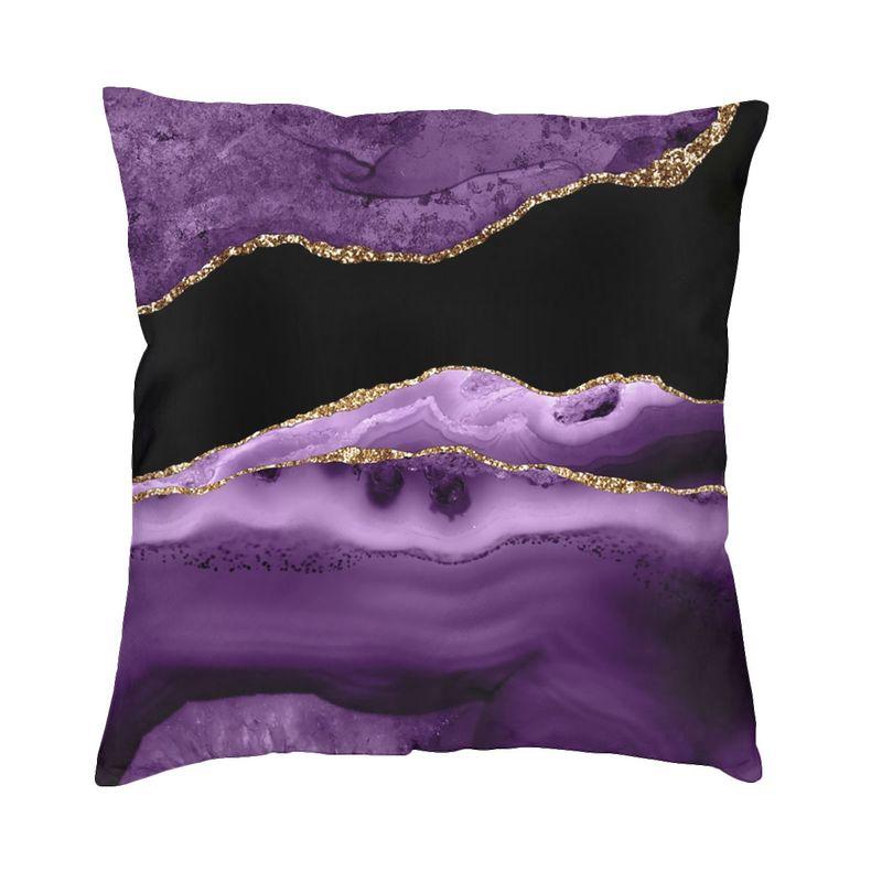 Marble Teal Agate Pattern Cushion Cover 45X45 Home Decor 3D Printing Marble Texture Throw Pillow For Living Room Two Side