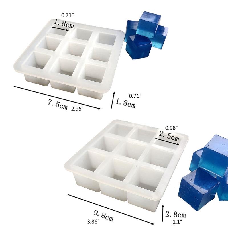 Small Cube Shape Decoration Silicone Mold Is Suitable for Resin Epoxy Resin Diy Crafts Jewelry Making Home Decoration