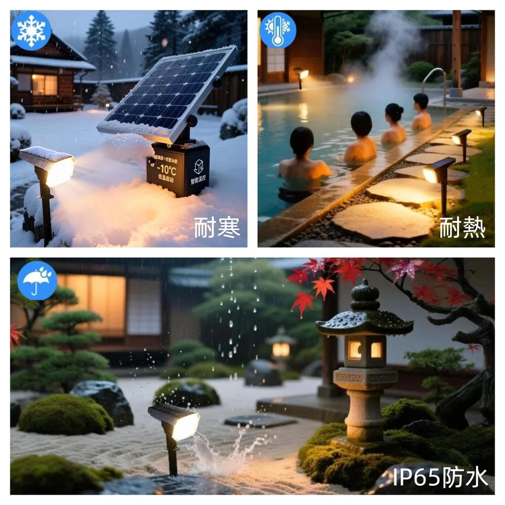 Ytimmly Solarleuchten, Außenbereich, Wasserdicht, Gartenleuchten, Außenstrahler, Lichtsensor, Ultrahell 600lm, Monokristallines Solarpanel, IP65,