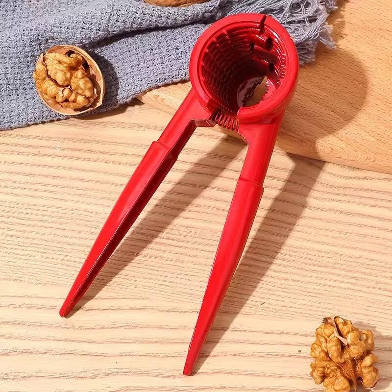 Lilang Red Stainless Steel Nut Cracker Set