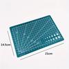 1pc A5 Self-Healing Cutting Mat 1-Pack - Double-Sided Plastic Craft Board with Grid for Sewing, Scrapbooking & Fabric
