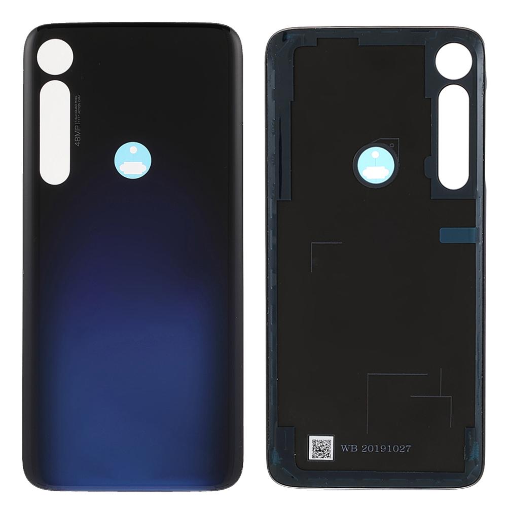 

OEM Back Battery Housing Cover with Adhesive Sticker (without Logo) for Motorola Moto G8 Plus Dark Blue