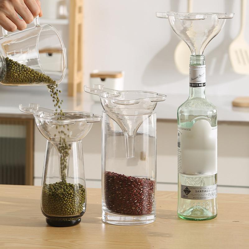 Kitchen Filter Fine Mesh Strainer Sieve Nylon Filter Spoon Plastic Soy Milk Juice Yogurt Food Strainer Kitchen Utensils