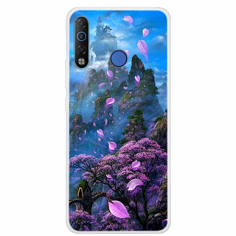 Phone Case For Tecno Camon 12 Air CC6 Case Silicone Soft TPU Back Cover For Tecno Camon 12 Case For TECNO Spark 4 Funda Cartoon