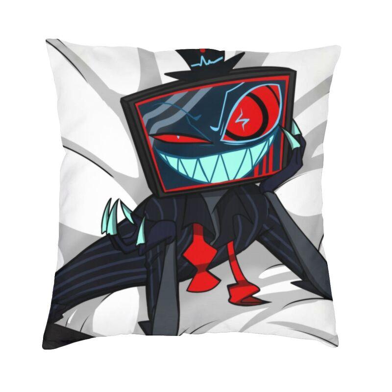 Moderno Hazbin Alastor Cuscino da Divano Buddy Copricuscino Morbido Cartone Animato Anime Federa Decorativa per la Casa
