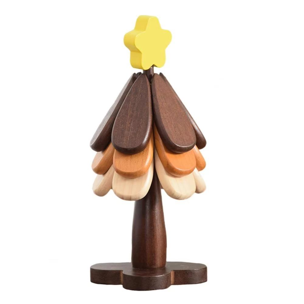 Set of 3 Wooden Tree Trivet Black Walnut Wood Placemats New Insulation Mat  for Home Kitchen