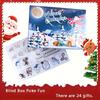 2026 Advent Calendar Puzzle Toy Stainless Steel Logic Game with Christmas Tree Theme Handheld Brain Teasers for Boys Girls Teens