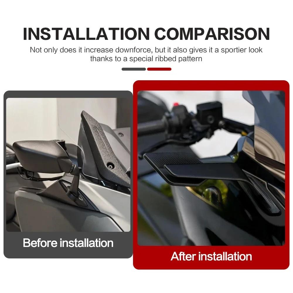 Motorcycle Accessories Stealth Max Mirror Adjustable Side Rearview Mirrors For Yamaha TMAX 530 T-MAX560 Tmax 500 TMAX560 TMAX530
