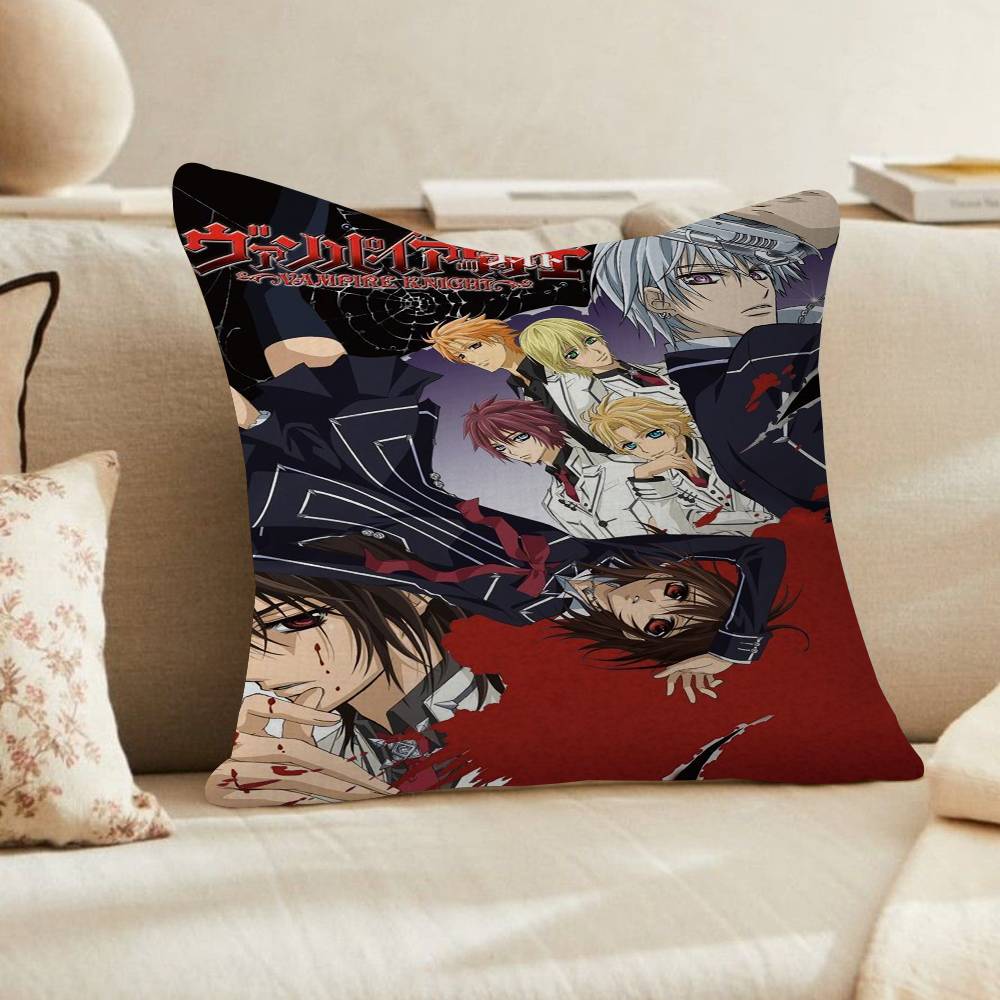 PC Anime VVampire Knight Cushion Cover Car Throw Pillow Case For Sofa Car Christmas Gift