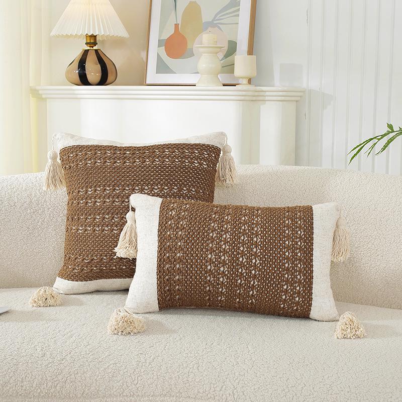 

Американская многоцветная жаккардовая наволочка для диванной подушки, кровати, стула и автомобиля 30x50CM (Cover Only)