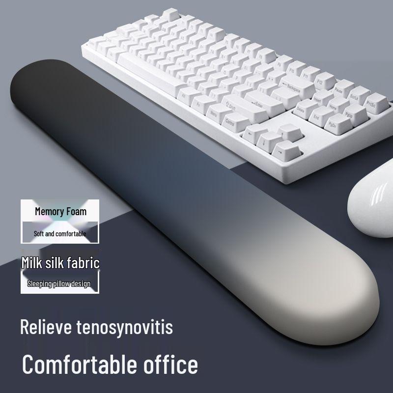 Women's Gradient Color Wrist Rest Mouse Pad & Keyboard Hand Rest for Office
