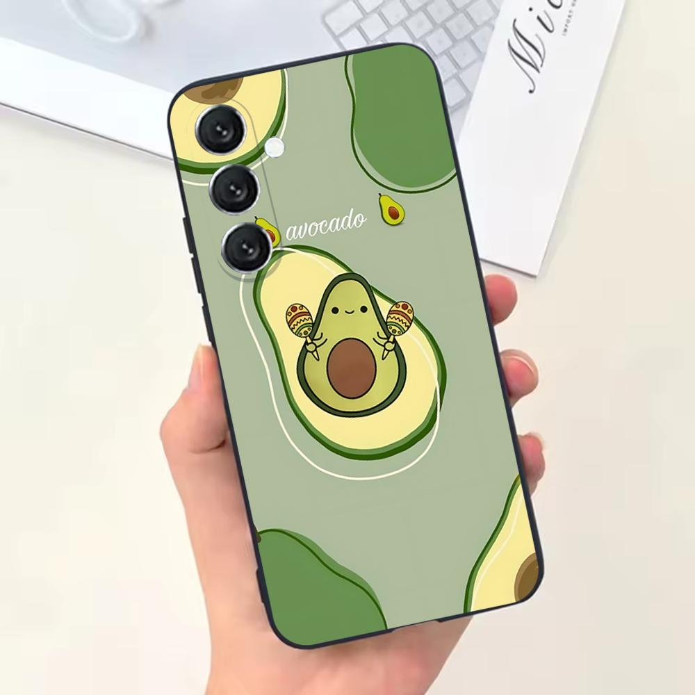 

Avocado Aesthetic Cute Fashion Pattern Phone Case For Samsung Galaxy A13,A21s,A22,A31,A32,A52,A53,A71,A80,Soft Black Shell Samsung a31