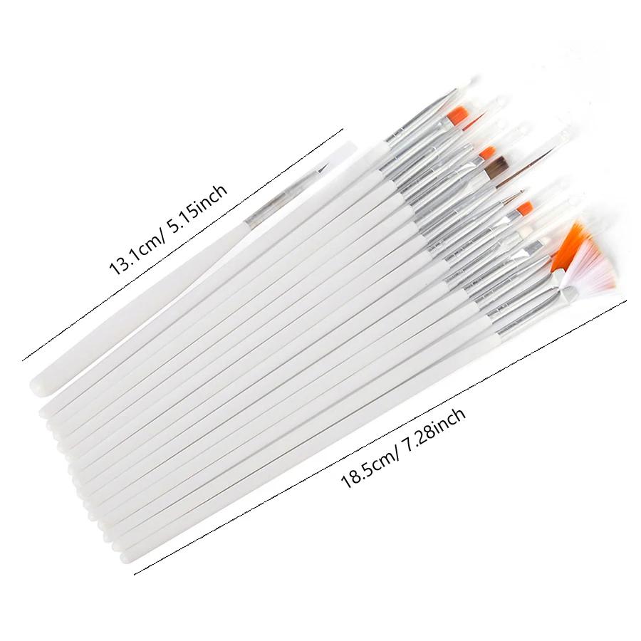 15Pcs Fine Detail Paint Brushes Set, Detail Painting Liner Brushes for Nail Art, Models, Miniatures, Acrylic Watercolor Oil Pain