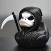Grim Reaper Duck 3D Printed Scary Death Duck Statue Suitable for Home Decoration Halloween Decoration for Haunted House Party