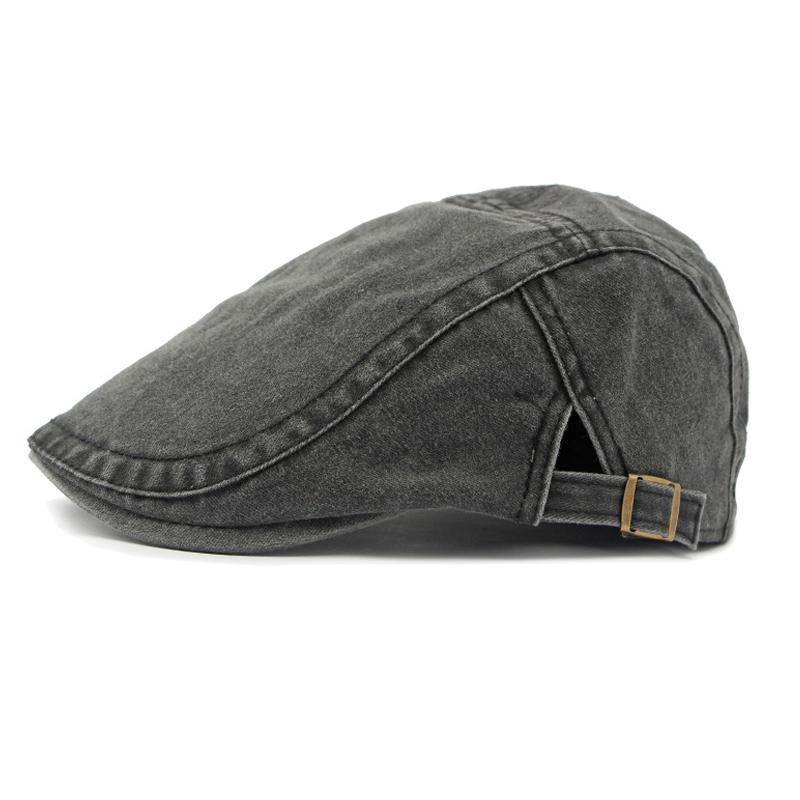 Cotton Peaked Cap Men's Forward Cap Spring Summer Beret Women's Forward Cap