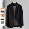 Aşağı Astarlı Erkek Kışlık Yün Karışımı Blazer Ceket